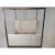 Stunning canopy Cal king bed. The bed is upholstered in a cream colored chenille. The frame is aluminum and has a copper...