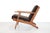 GE290 Lounge Chair in Oak by Hans Wegner for Getama, 1960s For Sale - Image 4 of 7