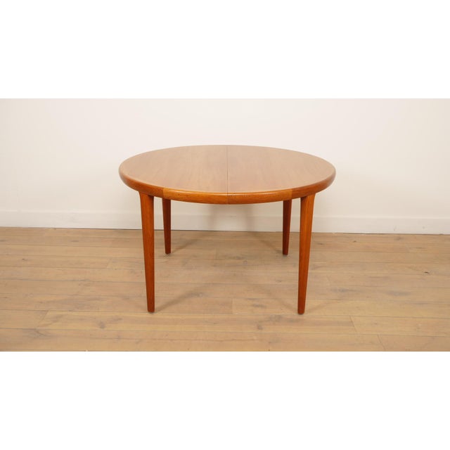 1950s Vintage Teak Dining Table, 1950s For Sale - Image 5 of 18