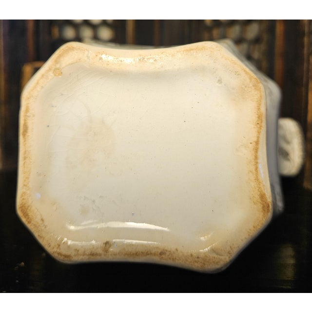 Mid 18th Century English Regency Black "Bat Printed" Creamer For Sale - Image 12 of 12