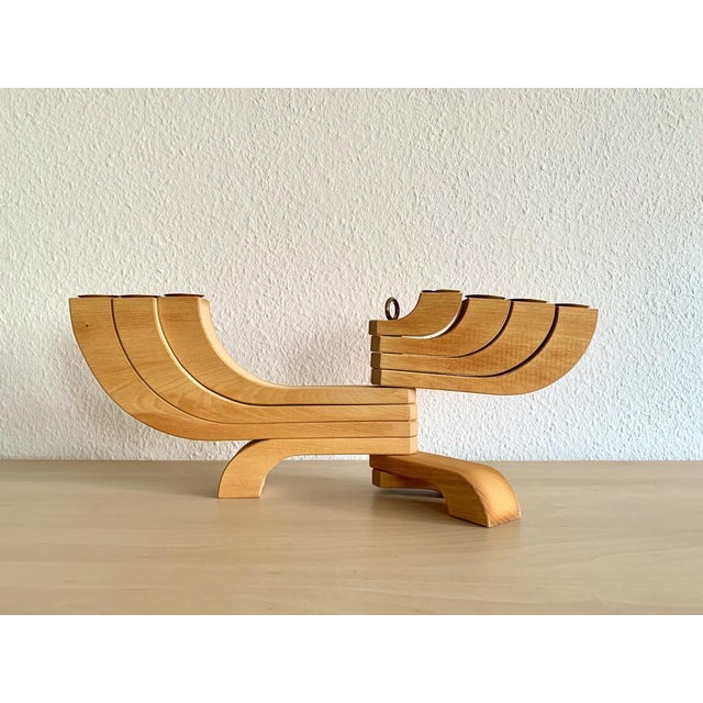 1980s Nordic Light Seven-Arm Candleholder by Jonas Grundell For Sale - Image 5 of 15