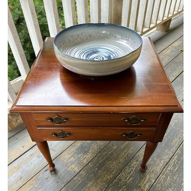 Wow this is an amazing work of art! It’s such a focal point for coffee table or buffet. It’s large, measuring 16x16x4.75...