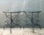 Vintage Sculptural Metal Demilune Console Tables - A Pair For Sale In West Palm - Image 6 of 13