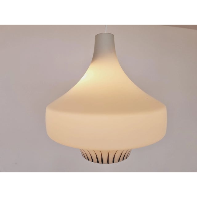Mid-Century Milk Glass Pendant, 1962 For Sale - Image 8 of 12