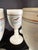 Ceramic Drink Set With Lidded Pitcher and 7 Wine Goblets Wheel Tossed and Hand Painted Beach Scene Marked Rm - 8 pcs For Sale - Image 9 of 9