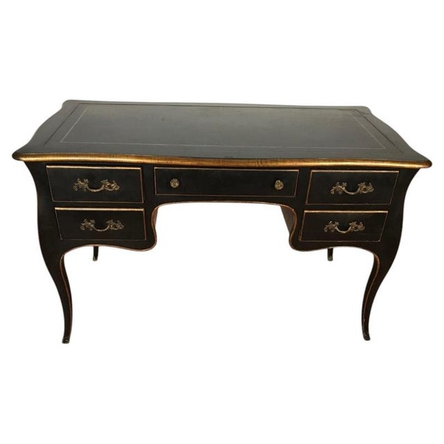 20th Century Louis XV Bureau Plat Desk, 1950 For Sale - Image 6 of 6