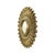Glass Vintage Sunburst Mirror in Gold Resin, 1960s For Sale - Image 7 of 14