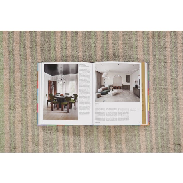 Contemporary Art Deco Style Geometric Mint Green Wool Rug by Rug & Kilim, India For Sale - Image 9 of 10