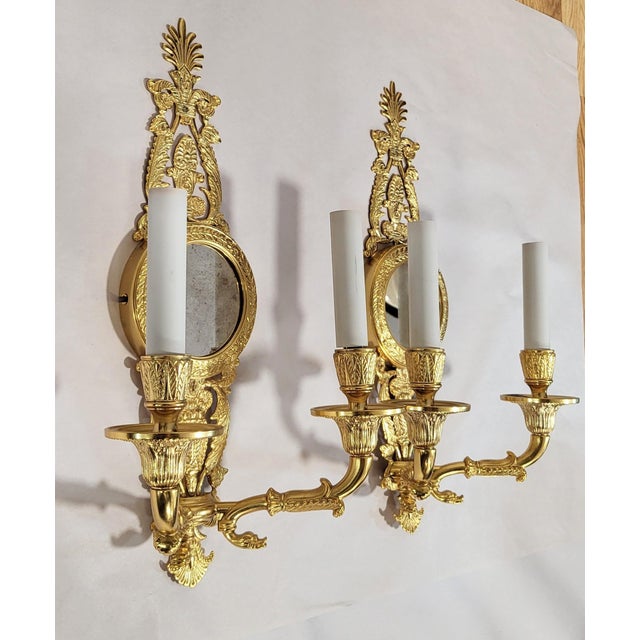 Just removed from a finest Rye New York estate, we have a pleasure to offer you this PAIR of gorgeous Vintage French Gilt...