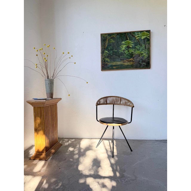 Rattan Chair from Dirk Van Sliedregt, 1950s For Sale - Image 3 of 18