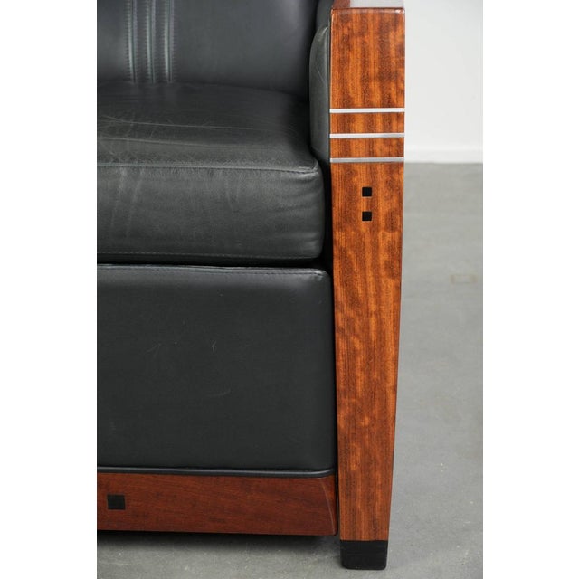 Art Deco John Recliner Chair with Black Cowhide Leather from Schuitema For Sale - Image 10 of 15