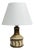 1960s Joseph Simon, Danish Modern, Table Lamp, Beige Stoneware, Denmark For Sale