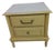 Vintage Hollywood Regency Nightstand Two Drawer Yellow Color For Sale