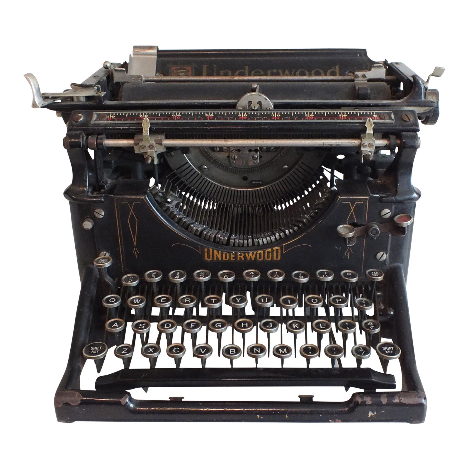 1913 Antique Underwood Typewriter No. 5 Chairish