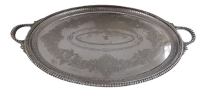 Circa 1880 James Dixon & Sons, Sheffield Oval Tray