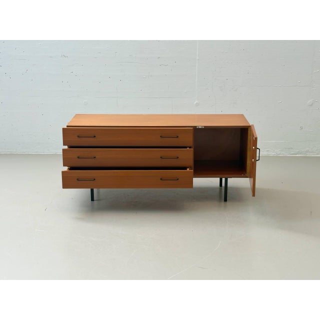 Mid-Century Scandinavian Teak Lowboard with Drawers For Sale - Image 6 of 16