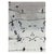 Handmade Grey, Ivory, Pink Splatter Rug by Eskayel for Doris Leslie Blau For Sale