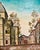 Tonino Caputo, Large Oil Painting Italian Synagogue Rome Antonio Caputo Architecture Judaica For Sale - Image 9 of 13