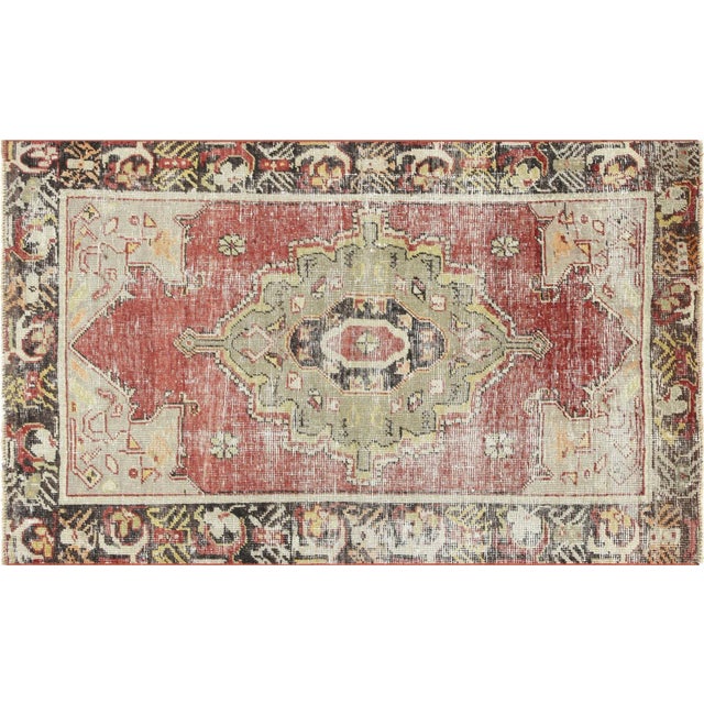 Textile 1960s Turkish Oushak Rug For Sale - Image 7 of 7