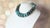 Hubei Turquoise Beaded Necklace With Sterling Silver Turquoise Clasp, 18.5" For Sale - Image 4 of 11