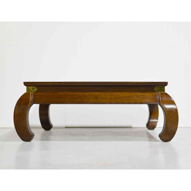 Mid Century Chinoiserie Ming Burl Wood Coffee Table For Sale In Chicago - Image 6 of 10