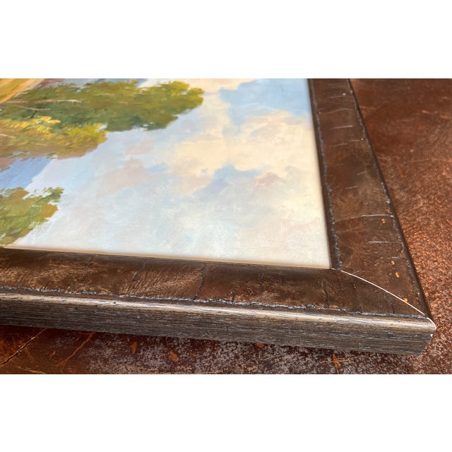 California Wildflowers Impressionist Oil Painting, Framed For Sale - Image 13 of 15