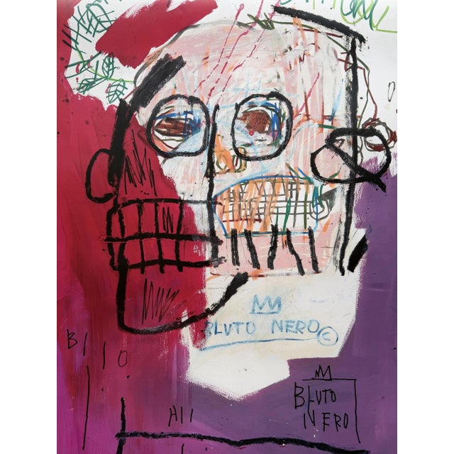 Bluto Nero Exhibition Poster from Jean Michel Basquiat, 1982 For Sale - Image 6 of 7
