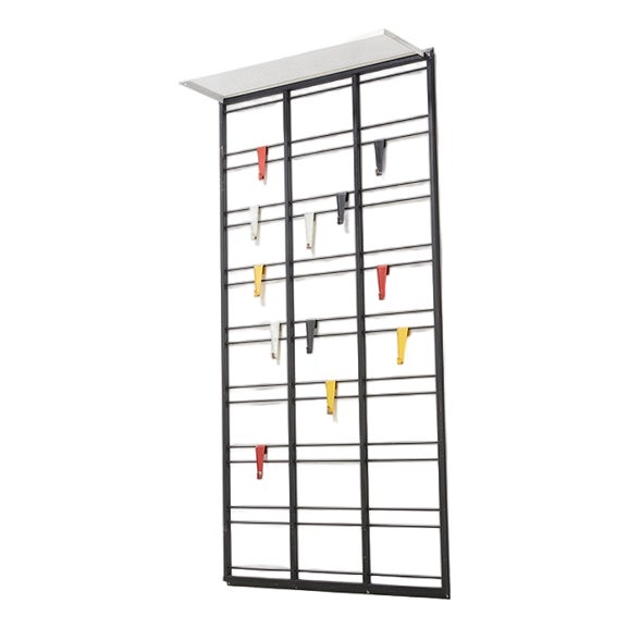 Servo Muto Coat Rack by Tjerk Reijenga for Pilastro, Netherlands, 1950s For Sale