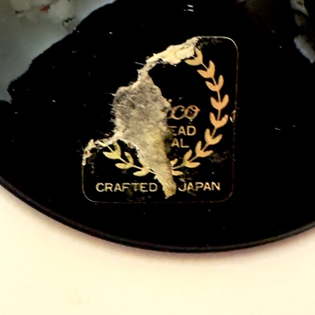 Mid 20th Century Mid-Century Modern Black Glass Stemware Curation - Group of 9 For Sale - Image 5 of 14