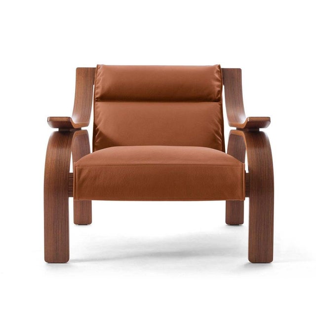 Marco Zanuso Woodline Armchair For Cassina Marco Zanuso’s exploration of support structures upon which to anchor the seat...