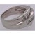 Platinum Ring Wedding Band With Three Tier Diamond Design Size 8.25. 2.00 Total Diamond Weight. 18.00 grams Total Weight