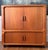 Beautiful vintage Danish modern teak television/media cabinet by Dyrlund, made in Denmark, circa 1970s. This purpose-built...