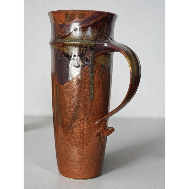 Ceramic Vintage Water Service in Stoneware by Jean Cacheleux, 1970s, Set of 7 For Sale - Image 7 of 15