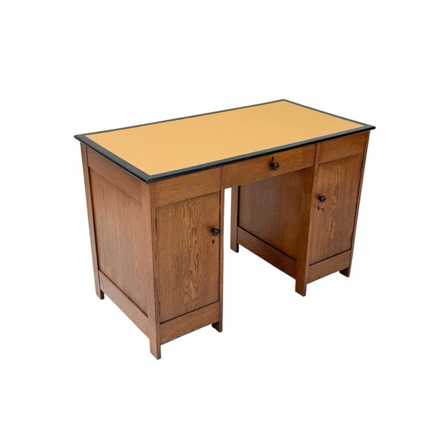 Art Deco Modernist Desk by J.A. Muntendam for L.O.V. Oosterbeek, 1920s For Sale - Image 11 of 17
