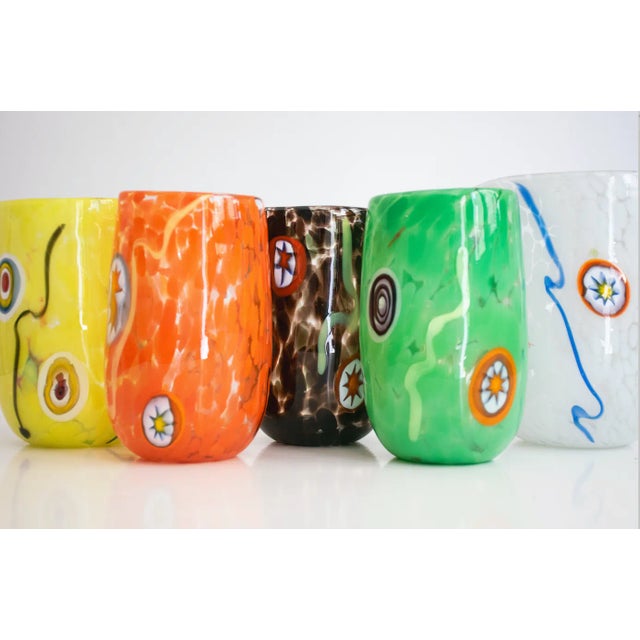 Italian Cocktail Glasses by Mariana Iskra for Ribes Studio, Set of 5 For Sale - Image 15 of 18