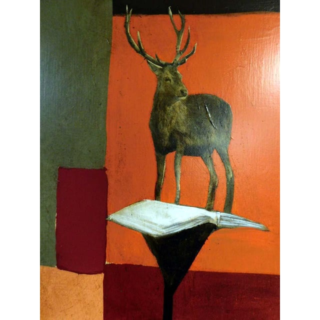 Impressionist Anke Schofield " Porter 2" Commission Piece Hand Signed on Panel 55" X 65" Offer For Sale - Image 3 of 7