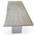 Stunning travertine console table with the most beautiful and striking pattern on the top surface. The pattern contains...