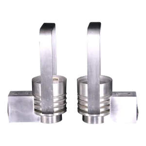 Mazda & Lita by Jacques Biny, Solid Aluminium Wall Lamps, Mid-Century France - a Pair