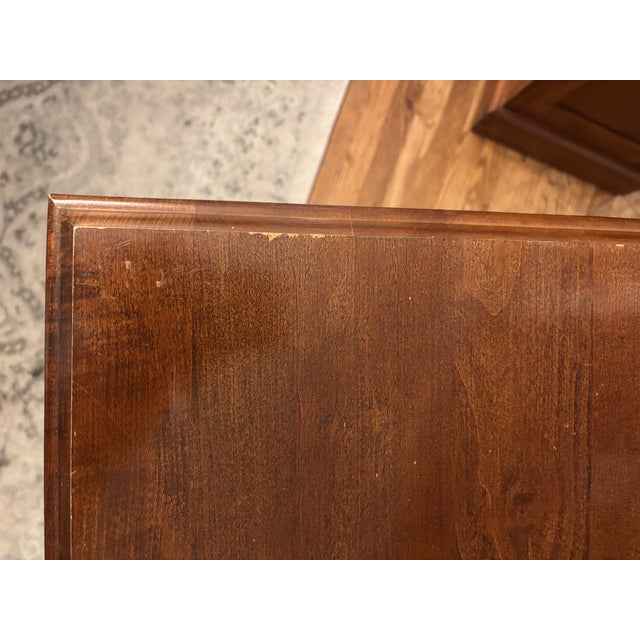 1990s Keller Furniture Chippendale-Style Buffet Cabinet/Sideboard | Solid Wood Cherry Finish For Sale - Image 10 of 10