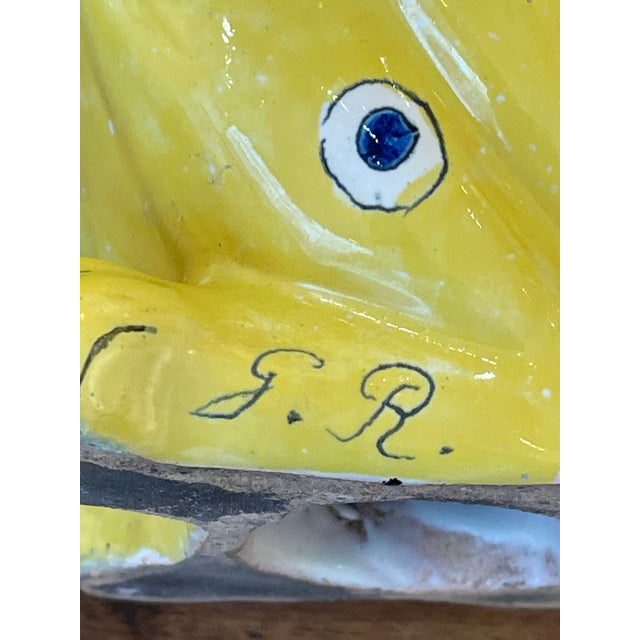 Emile Gallé, Yellow Cats, 1800s, Ceramic, Set of 2 For Sale - Image 10 of 16