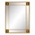 Friedman Brothers Douglas Mirror in Classic Gold -43"x55" For Sale