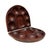 Mid-Century Modern Vintage Hand-Carved Folding Wooden Mancala Style Game Board With Figural Relief For Sale - Image 3 of 8
