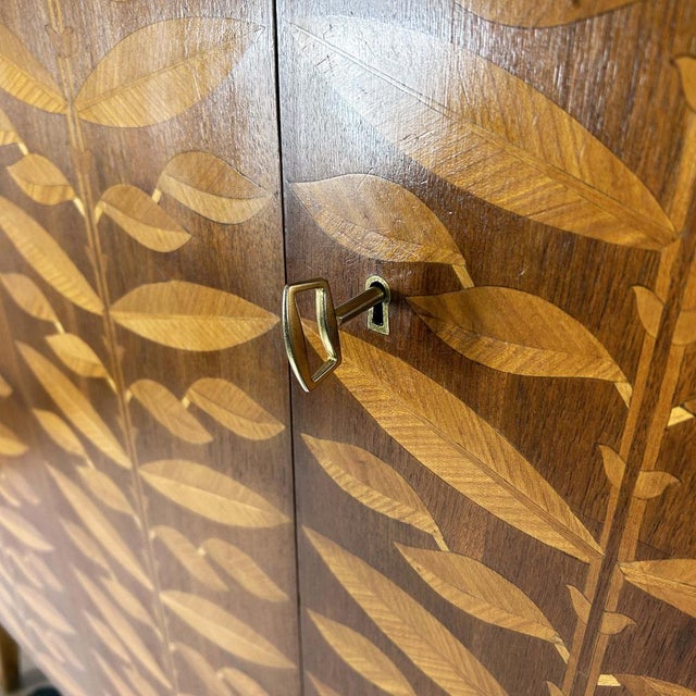 1950s Mid-Century Walnut Highboard, 1950s For Sale - Image 5 of 9