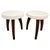 Art Deco Upholstered Beech Stools, 1940s, Set of 2 For Sale - Image 10 of 10