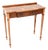 Vintage Georgian Style Yew Wood Console Table, 1950 For Sale