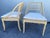 John Saladino Lattice Wood Framed Sleigh Chairs - A Pair For Sale - Image 14 of 18