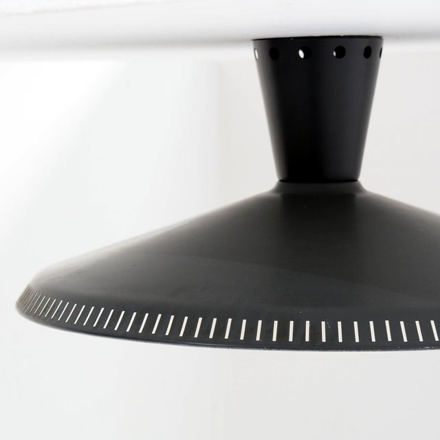 Philips NB 92 Flush Mount by Louis Kalff for Philips, 1950s For Sale - Image 4 of 10