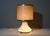 Large Italian Table Lamp in Opaline Glass and Brass, 1970s For Sale - Image 3 of 12