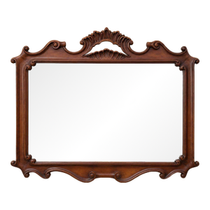 20th Century Italian Beechwood Carved Wall Mirror
