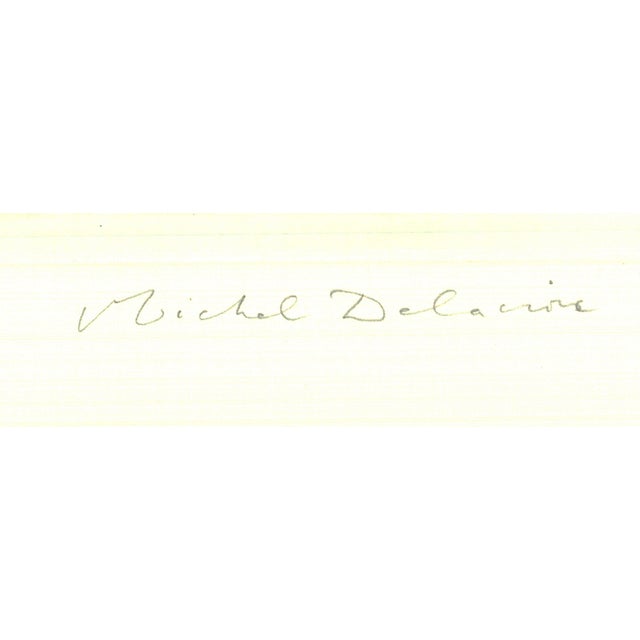 Artist: Michel Delacroix Title: Paris IV Year: 1985 Signed: Yes Medium: Offset Lithograph Paper Size: 15 x 18.5 inches (...